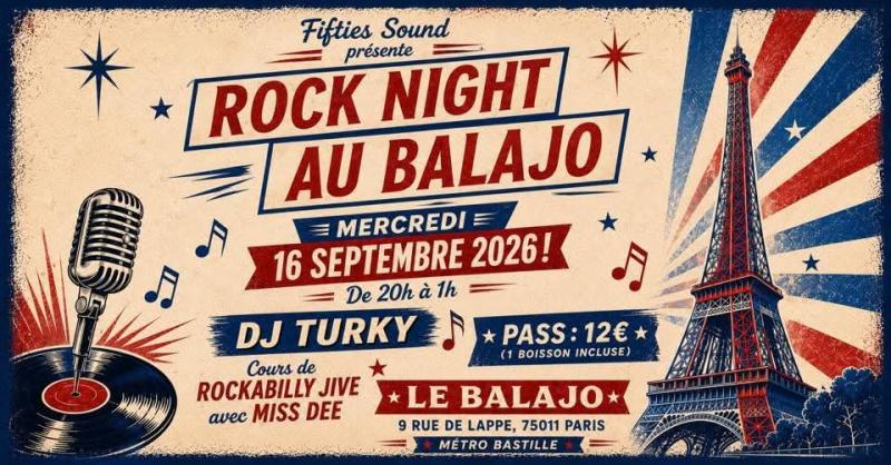Rock Night au Balajo