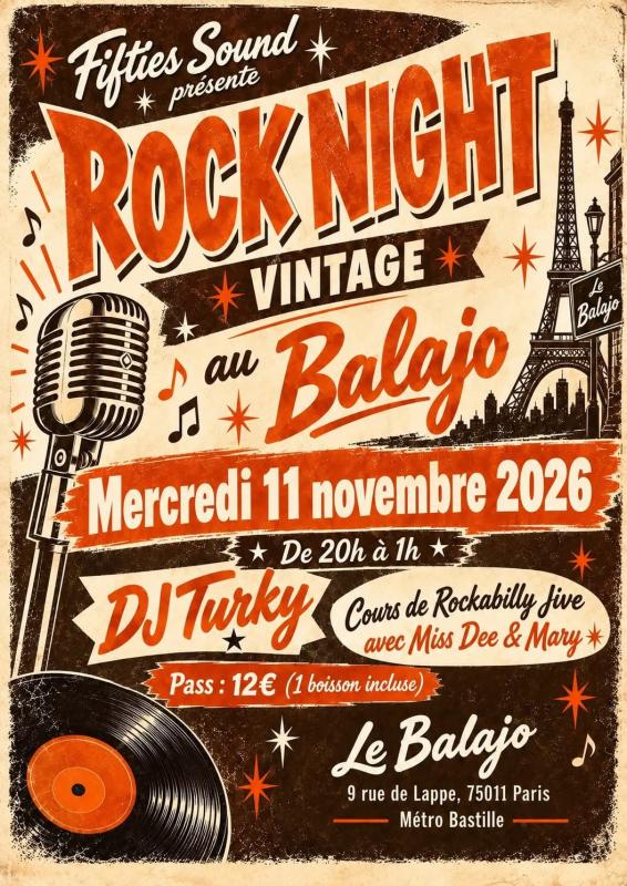 Soirée Rock'n Roll au BALAJO
